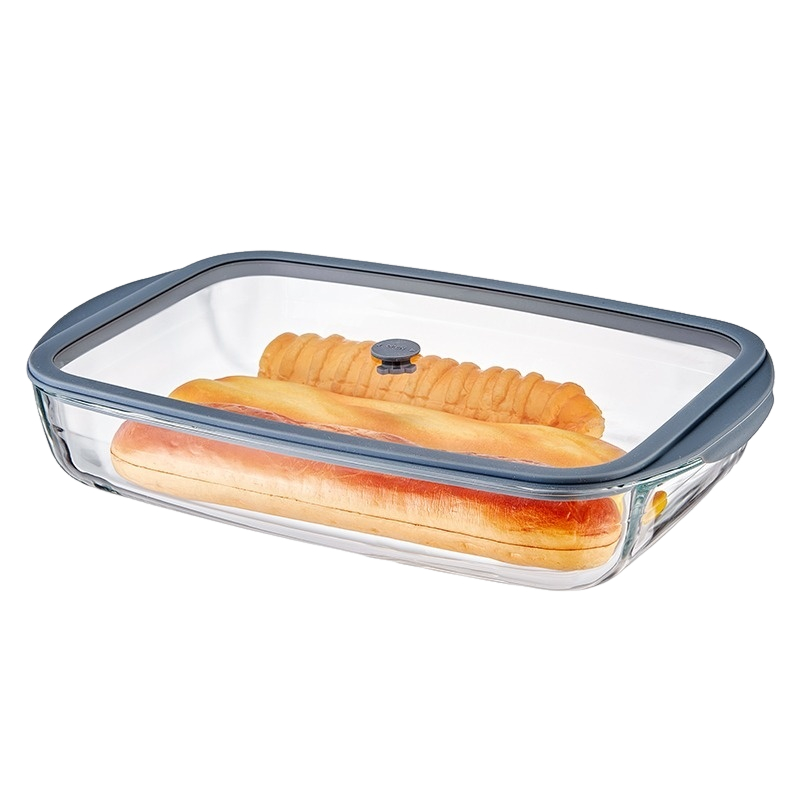 Glass Baking Dish With Glass Cover