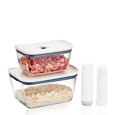 Vacuum Glass Airtight Storage Containers