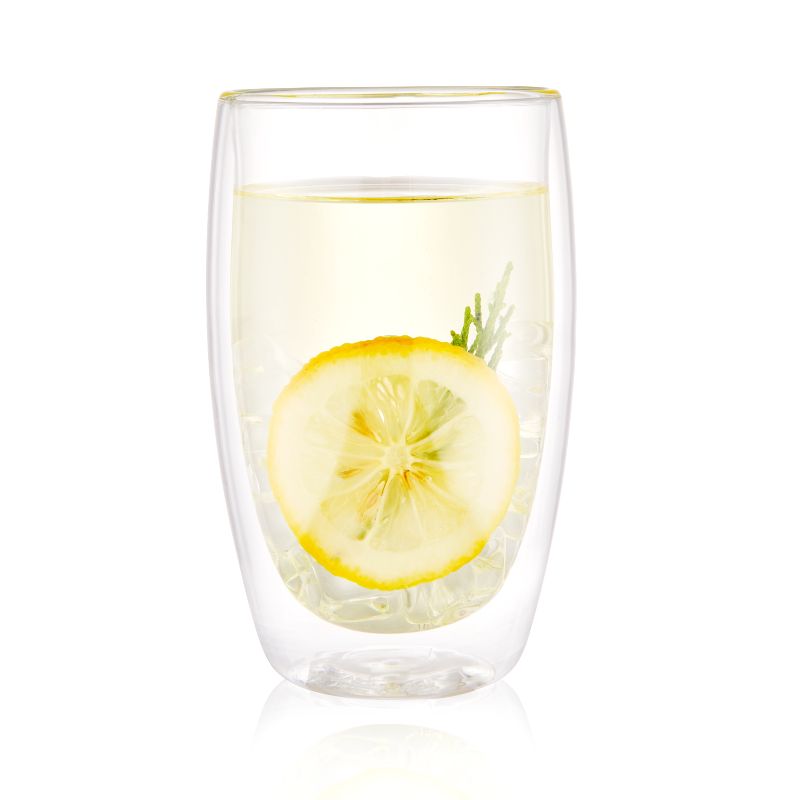 Double Wall Drinking Glass Cups