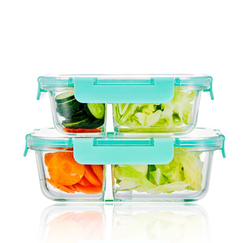 Glass Lunch Containers With Compartments
