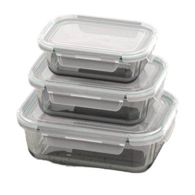 Glass Salad Food Storage Containers