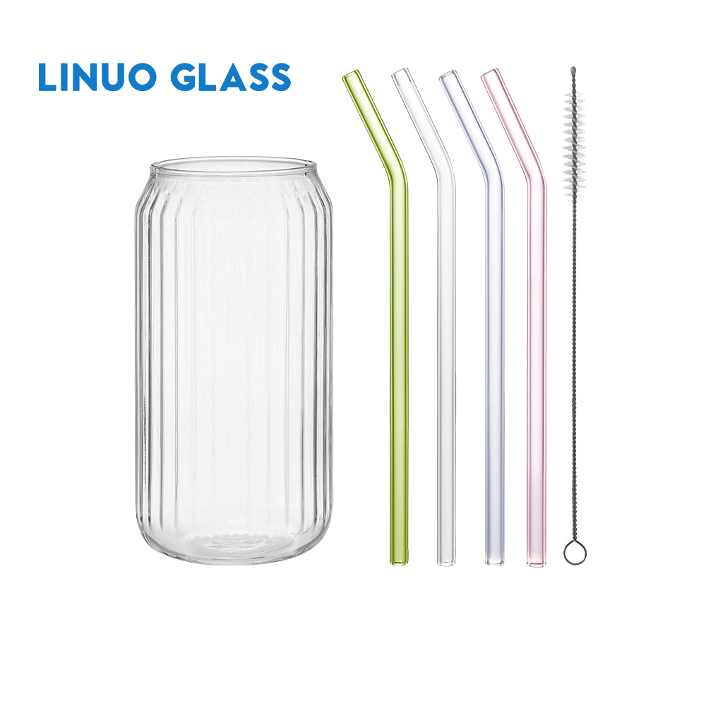 Beer Can Borosilicate Glass Cups