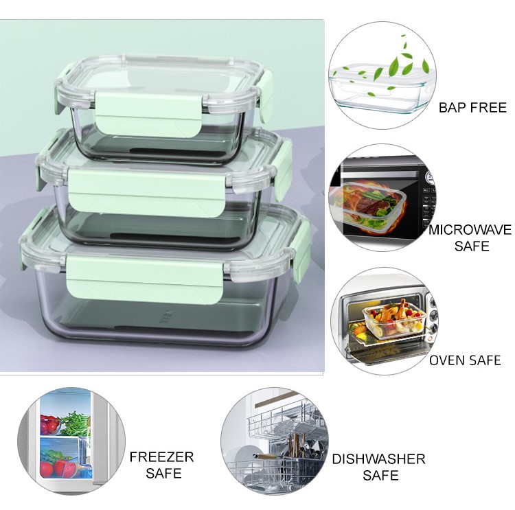 Food Prep Glass Storage Container Manufacturer_Wholesaler_Supplier
