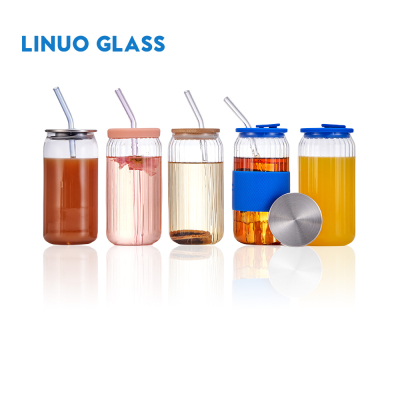 Beer Can Borosilicate Glass Cups