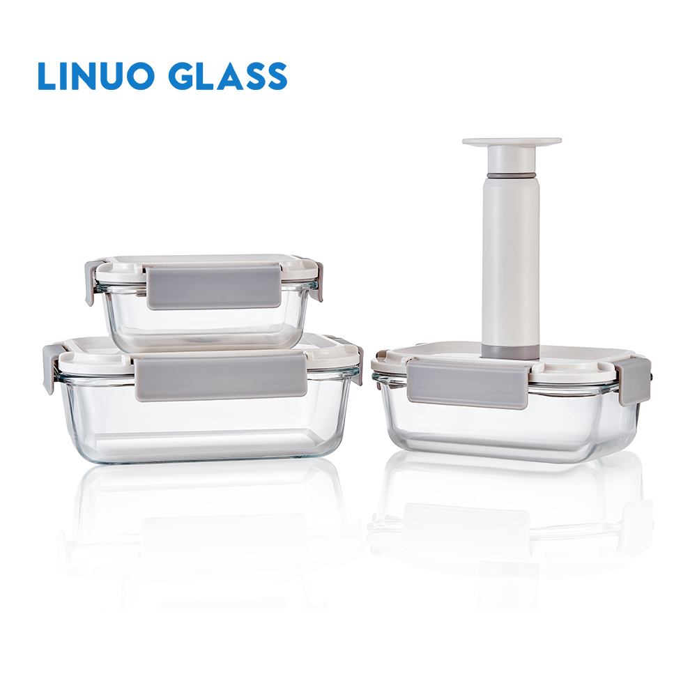 Vacuum Glass Storage Containers