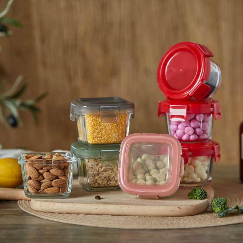 Mini Baby Food Glass Container