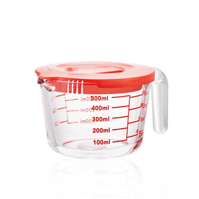 Tasses à mesurer en verre liquide