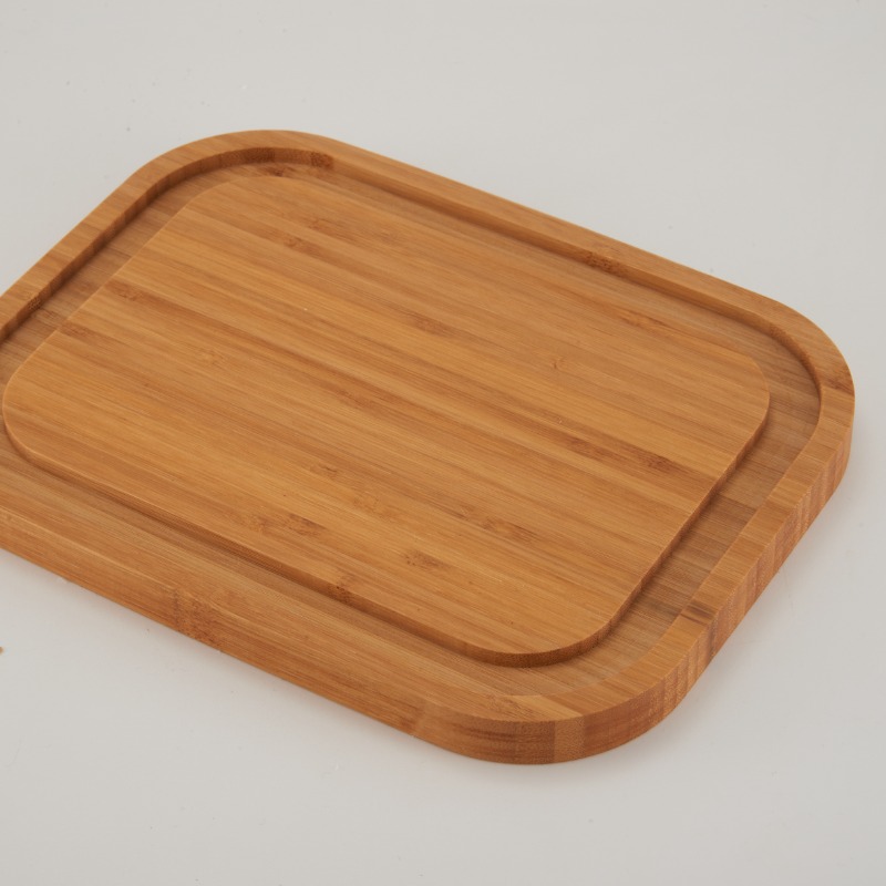 Glass Container With Bamboo Lid