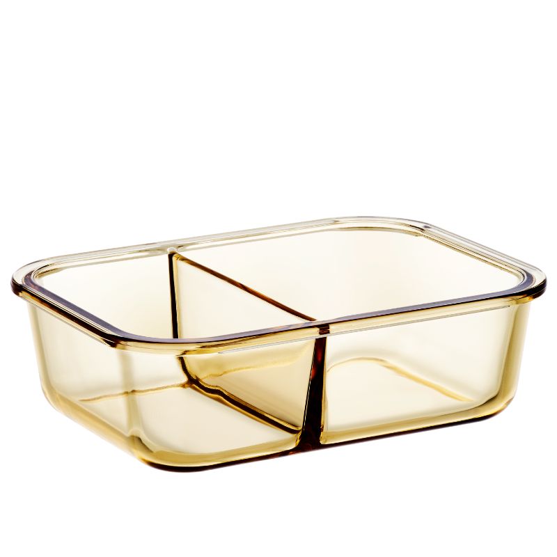 LINUO Glass Lunch Salad Container