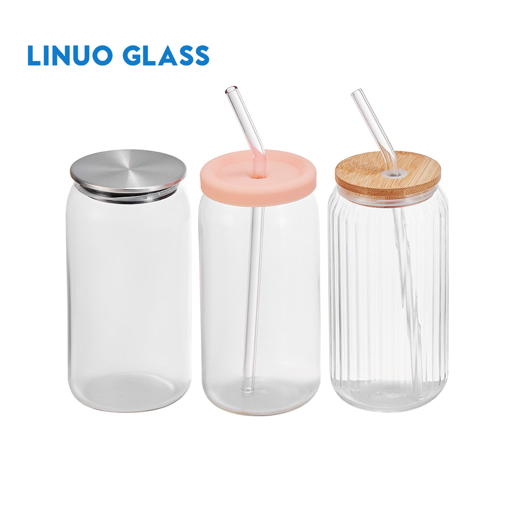 Beer Can Borosilicate Glass Cups