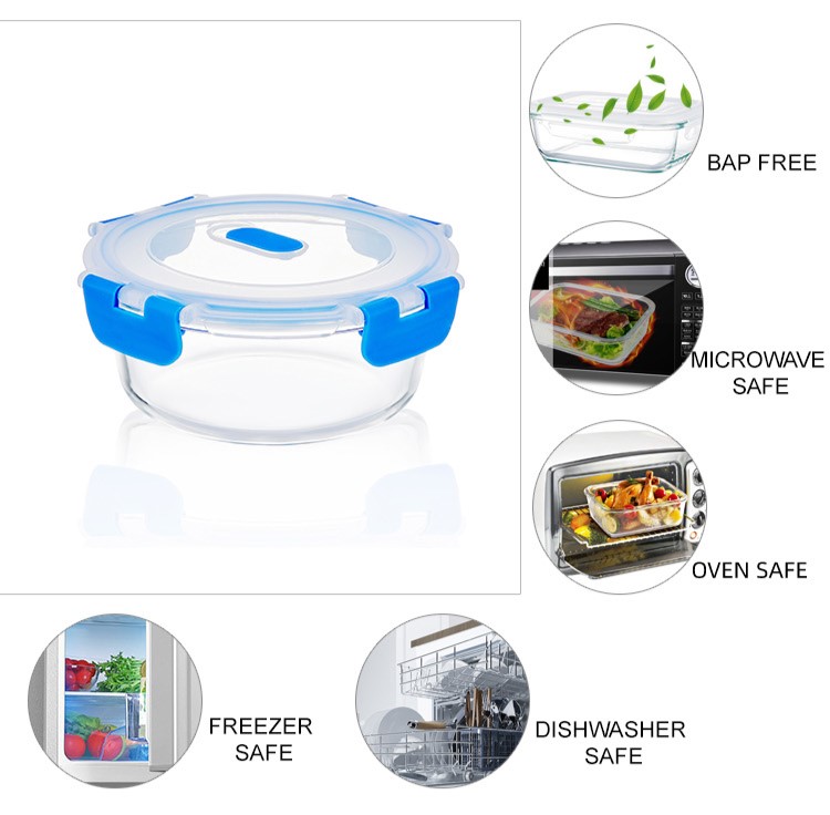 Clear Glass Food Storage Containers Manufacturer_Wholesaler_Supplier Shandong Linuo Technical