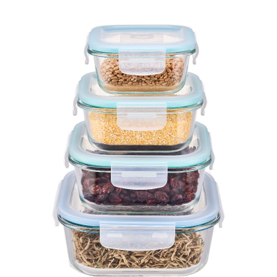 Food Storage Glass Meal Prep Lunch Box Containers