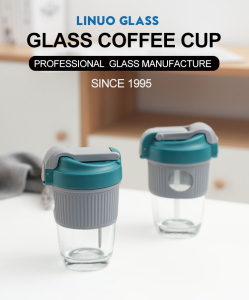 Glass Double Drinking Cup