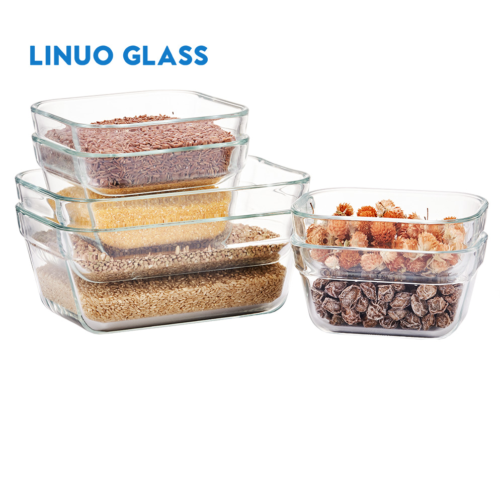 Stackable Glass Containers With Lid