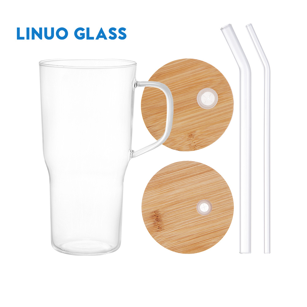 Beer Glass Cups Set With Lid