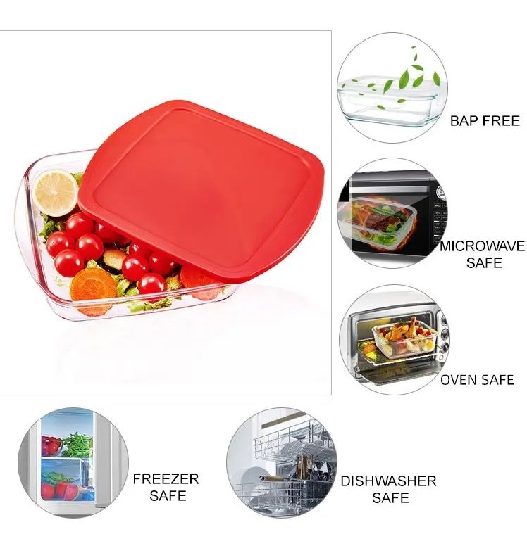 Rectangular Round Glass Baking Dish Manufacturer_Wholesaler_Supplier
