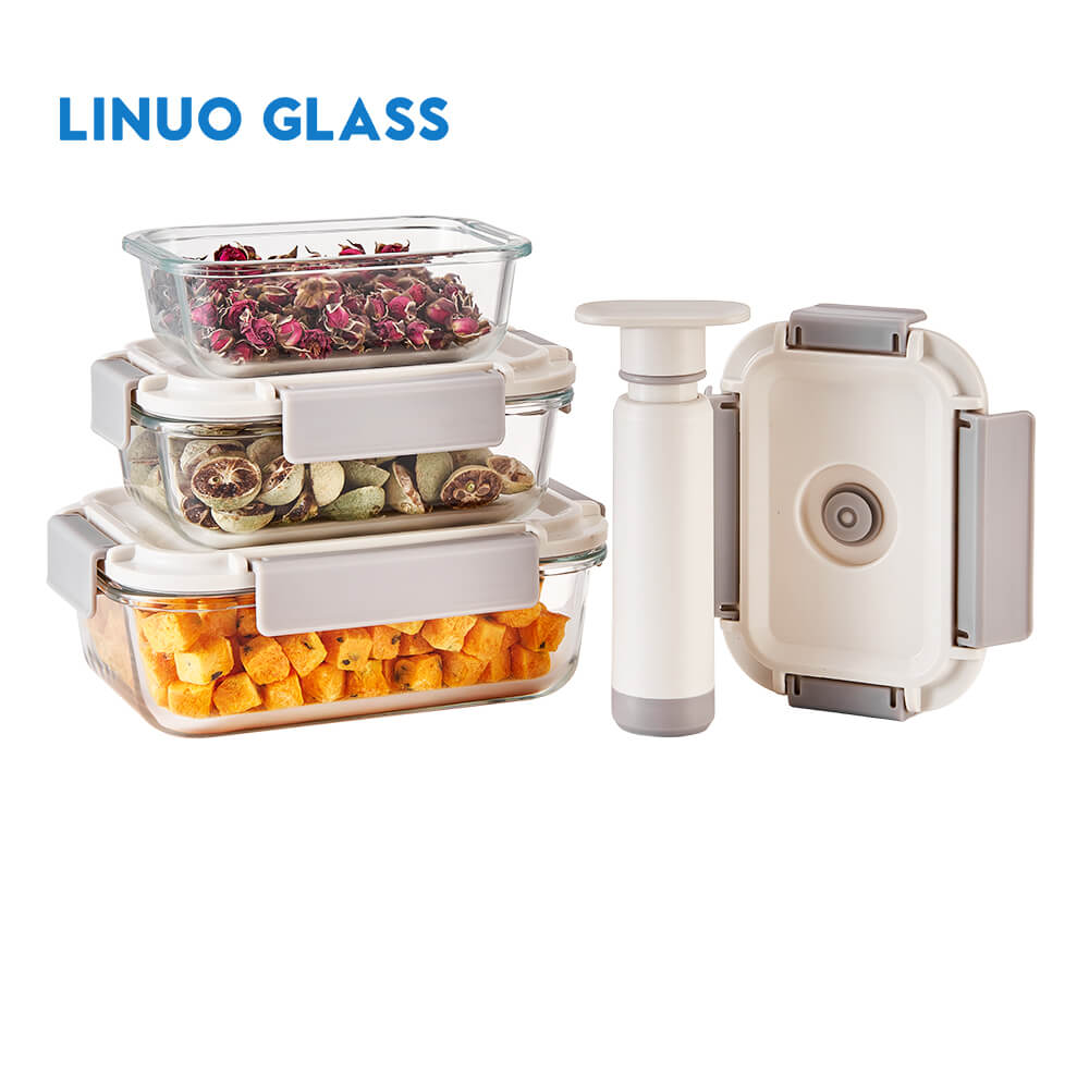 Vacuum Glass Storage Containers