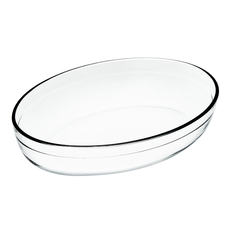 Oval Glass Chicken Baking Dish Pan